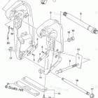 DF 300APL CLAMP BRACKET TRANSOM(X,XX)