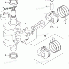 DF 20AEX2 CRANKSHAFT