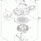 DF 9.9BEL2 Recoil Starter (DF9.9BT)(DF9.9BTH)(DF15ATH)(DF20AT)(DF20...