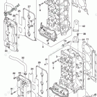 DF 250STX CYLINDER HEAD (DF250T)(DF250Z)