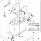 DF 250STX ENGINE COVER (DF250T)(DF250Z)