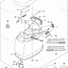 DF 225ZXX ENGINE COVER (DF225T)(DF225Z)