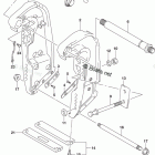 DF 225TX Clamp Bracket Transom(X,XX) (DF225T)(DF225Z)(DF250T)(DF2...