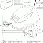 DF 9.9BEL2 Engine Cover (DF9.9BT)(DF9.9BTH)