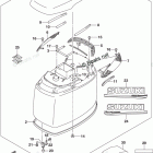 DF 200TX Engine Cover (DF200T)(DF200Z)