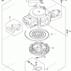 DF 20AEX2 Recoil Starter (DF9.9BT)(DF9.9BTH)(DF15ATH)(DF20AT)(DF20...