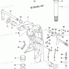 DF 140AZL SWIVEL BRACKET (DF140AT)(DF140AZ)