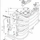 DF 200APL INTAKE MANIFOLD / THROTTLE BODY