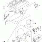 DF 60ATL2 Gear Case (DF40A)(DF50A)(DF60A)