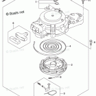 DF 9.9BEL2 Recoil Starter (DF9.9B)(DF15A)(DF20A)