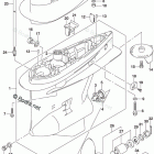 DF 250STX GEAR CASE (DF225Z)(DF250Z)