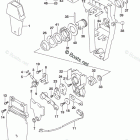 DF 9.9BEL2 OPT:Remote Control Assy Single (2) (DF9.9B)(DF9.9BT)(DF1...
