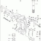 DF 115ASTL SWIVEL BRACKET (DF115AT)(DF115AZ)