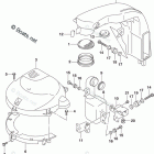 DF 200APL SILENCER / RING GEAR COVER