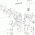 DF 140ATX SWIVEL BRACKET (DF140AT)(DF140AZ)