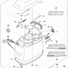DF 250STL ENGINE COVER (FOR YAY) (DF250T E03)