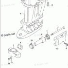 DF 40ATL2 Drive Shaft Housing (DF40A E03)