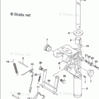 DF 9.9BTHL2 Swivel Bracket (DF9.9BR P03)