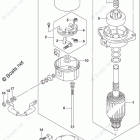 DF 25ATHS2 Starting Motor (DF25ATH P03)