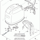DF 150STL Engine Cover (For Y5S) (DF150T E03)