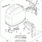 DF 175TX2 Engine Cover (For YAY) (DF175T E03)