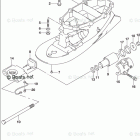 DF 250STL Drive Shaft Housing Transom(L) (DF250ST E03)