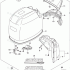 DF 150STL Engine Cover (For YAY) (DF150T E03)