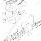 DF 20AEL2 Gear Case (4 Blade) (DF20A P03)