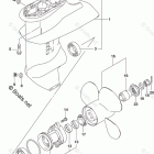 DF 15ATHS2 Gear Case (4 Blade) (DF15A P03)