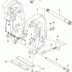 DF 225TX Clamp Bracket Transom(X,XX) (DF225Z E03)