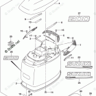 DF 200TX Engine Cover (For Y5S) (DF200Z E03)