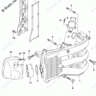 DF 50ATLW2 Intake Manifold / Silencer / Exhaust Cover (DF50A E03)