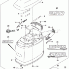 DF 250TX ENGINE COVER (FOR YAY) (DF250Z E03)