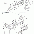 DF 9.9BTHL2 Opt:Remote Control Assy Single (2) (DF9.9BT P03)