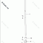 DF 60ATLW2 Clutch Rod (DF60A E03)