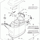 DF 250TX ENGINE COVER (FOR YAY) (DF250T E03)