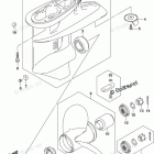 DF 60ATLW2 Gear Case (DF60A E03)