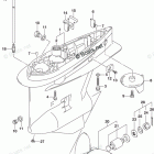 DF 200AZX Gear Case (DF200AST E03)