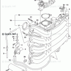 DF200APL INTAKE MANIFOLD / THROTTLE BODY