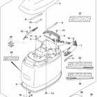 DF 200TX Engine Cover (For YAY) (DF200T E03)