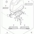 DF 200AZX Engine Cover (For YAY) (DF200AT E03)