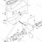 DF 9.9BTHL2 Gear Case (4 Blade) (DF9.9BT P03)