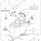 DF 250TX ENGINE COVER (FOR YAY) (DF250ST E03)