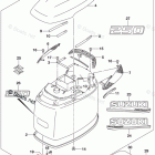 DF 250TX Engine Cover (For Y5S)(DF250T E03)