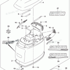 DF 250TX Engine Cover (For Y5S)(DF250Z E03)