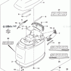 DF 225TX Engine Cover (For Y5S) (DF225Z E03)
