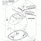 DF 100ATL Engine Cover (DF100AT E03)