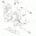 DF 225TX Clamp Bracket Transom(X,XX) (DF225Z)