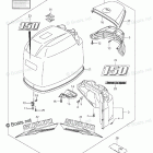 DF 150TX Engine Cover (DF150T E3)