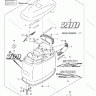 DF 200TXZ Engine Cover (DF200Z)